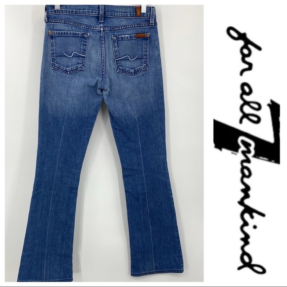 πSALEπ 7 for all Mankind Bootcut Premium Denim - Picture 3 of 8